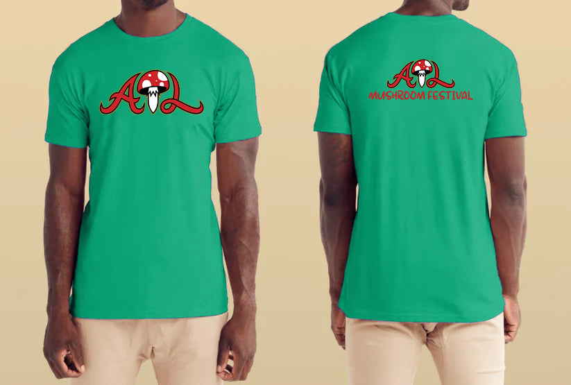 ATL Mushroom Festival Green T-Shirt