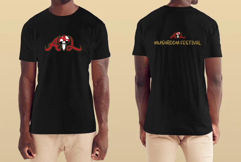 ATL Mushroom Festival Black T-Shirt