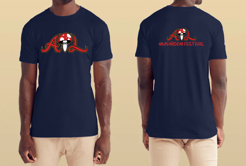 ATL Mushroom Festival Navy T-Shirt